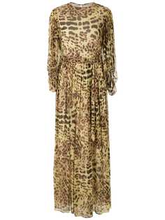 Adriana Degreas платье с леопардовым принтом