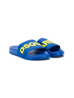 Dsquared2 Kids шлепанцы с логотипом