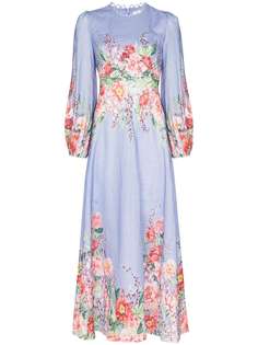 Zimmermann платье Bellitude с цветочным принтом