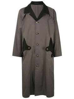 Yohji Yamamoto пальто в двух тонах