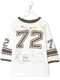 Denim Dungaree топ с графичным принтом и круглым вырезом