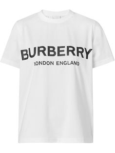 Burberry футболка с логотипом