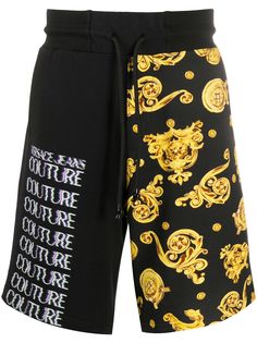Versace Jeans Couture шорты с кулиской и принтом Baroque