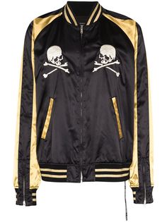 Mastermind Japan бомбер с вышивкой
