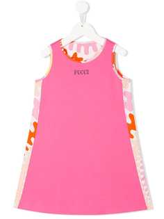 Emilio Pucci Junior платье с логотипом