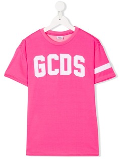 Gcds Kids платье-футболка с вышитым логотипом