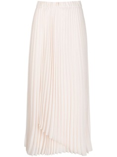 Peserico плиссированная юбка асимметричного кроя
