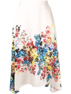 Paule Ka юбка асимметричного кроя с цветочным принтом