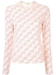 Céline Pre-Owned футболка с длинными рукавами и узором Macadam