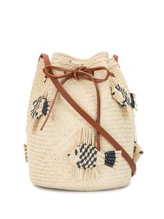 Mercedes Salazar плетеная сумка-ведро
