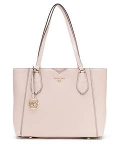 Michael Michael Kors большая сумка-тоут Mae с подвеской-логотипом