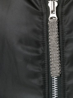 KTZ куртка-бомбер с кольчужными вставками