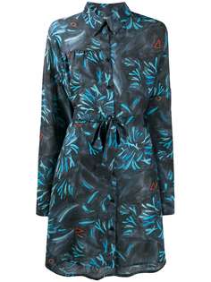 Anntian платье-рубашка с абстрактным принтом