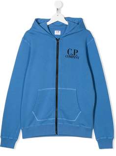 Cp Company Kids худи на молнии с линзами