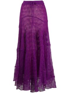 Missoni юбка макси с драпировкой