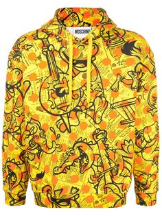 Moschino худи с принтом Yellow Pages