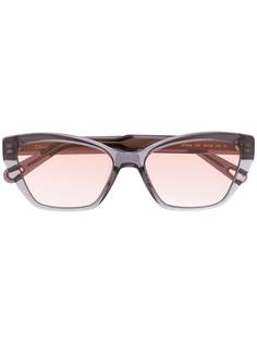 Chloé Eyewear солнцезащитные очки в прозрачной оправе
