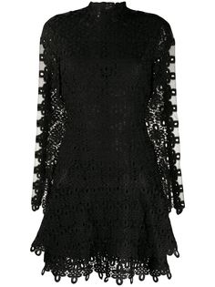 Jonathan Simkhai платье мини с кружевной вышивкой