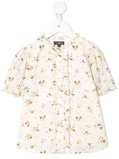Velveteen рубашка Emma с цветочным принтом