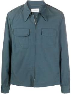 Lemaire куртка-рубашка с заостренным воротником