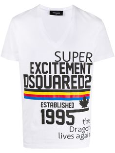 Dsquared2 футболка с надписью