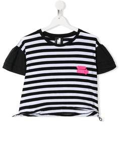 Cinzia Araia Kids футболка с контрастными полосками