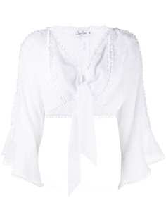 Charo Ruiz Ibiza укороченная блузка с завязками