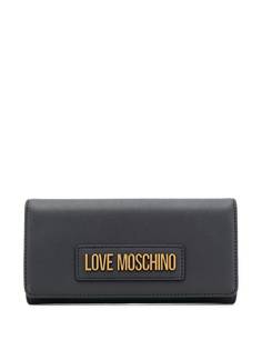 Love Moschino кошелек с металлическим логотипом