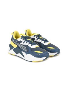 Puma Kids кроссовки со вставками из денима