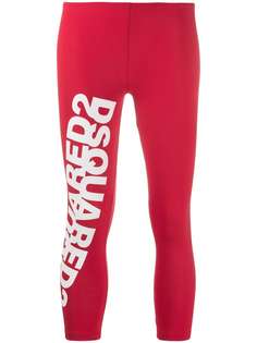 Dsquared2 укороченные легинсы с логотипом