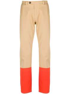 Frankie Morello брюки чинос в стиле колор-блок