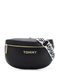 Tommy Hilfiger поясная сумка с металлическим логотипом