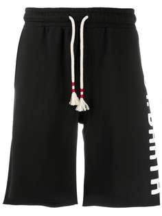 Mc2 Saint Barth шорты с необработанными краями и логотипом