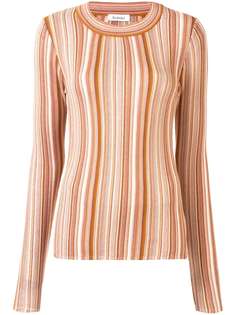 Rodebjer топ Vala в полоску с длинными рукавами