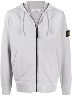 Stone Island худи с нашивкой-логотипом