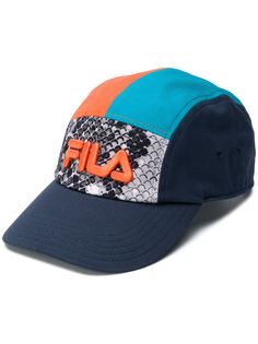 Fila бейсболка в технике пэчворк