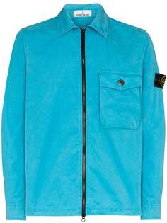 Stone Island куртка-рубашка на молнии