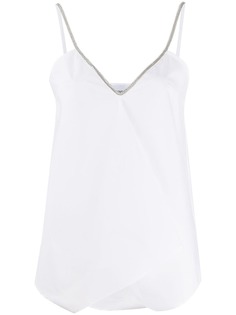 Dondup расклешенный топ с асимметричным подолом