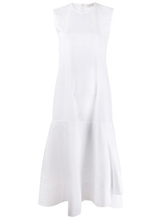 Nina Ricci плиссированное платье миди без рукавов