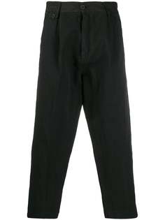 Costumein tapered cropped trousers