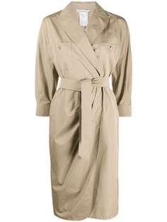 Max Mara платье с запахом и поясом