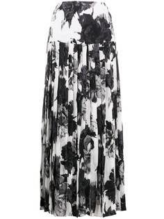 Alexandre Vauthier юбка макси с цветочным принтом