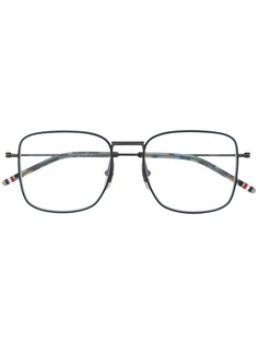 Thom Browne Eyewear очки в квадратной оправе с полосками RWB