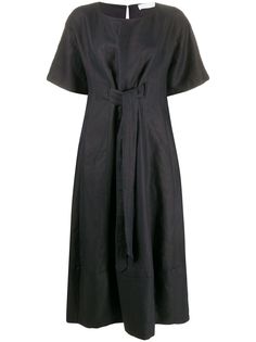 Société Anonyme платье-трапеция с завязками