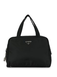 Prada Pre-Owned сумка-тоут с металлическим логотипом