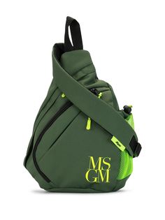 MSGM рюкзак с одной лямкой и логотипом