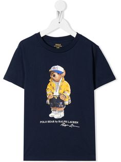 Ralph Lauren Kids футболка Polo Bear с логотипом