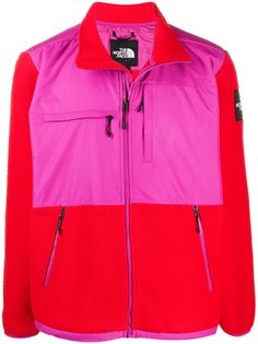 The North Face флисовая куртка в стиле колор-блок