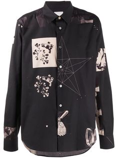 Paul Smith рубашка с графичным принтом