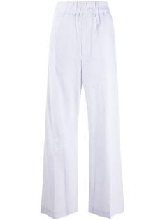 Jejia клетчатые брюки широкого кроя с завышенной талией